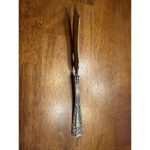 Antique New Haven Silver 1899 KINGS Twisted Handle Master Butter Knife 7 3/8" (6